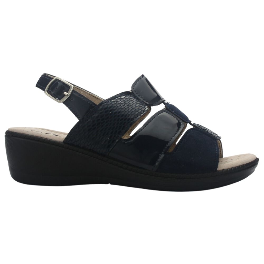 Sandalia Mujer Casual Azul Marino Chalada Lupe-85 image number 0.0